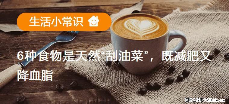 【生活小常识】6种食物是天然“刮油菜”，既减肥又降血脂 - 广元生活资讯 - 广元28生活网 guangyuan.28life.com